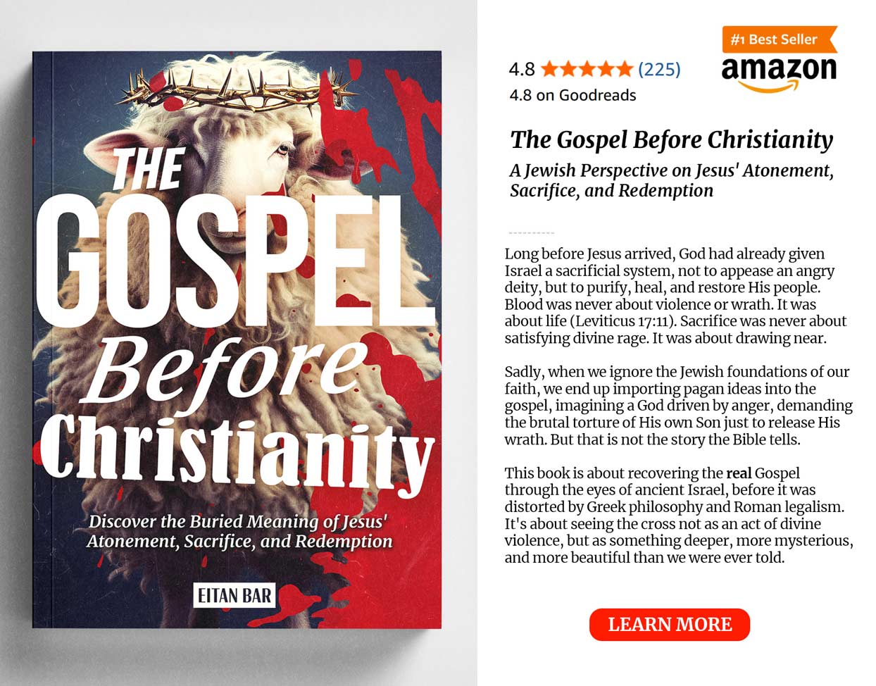 The Gospel Before Christianity book by Dr. Eitan Bar